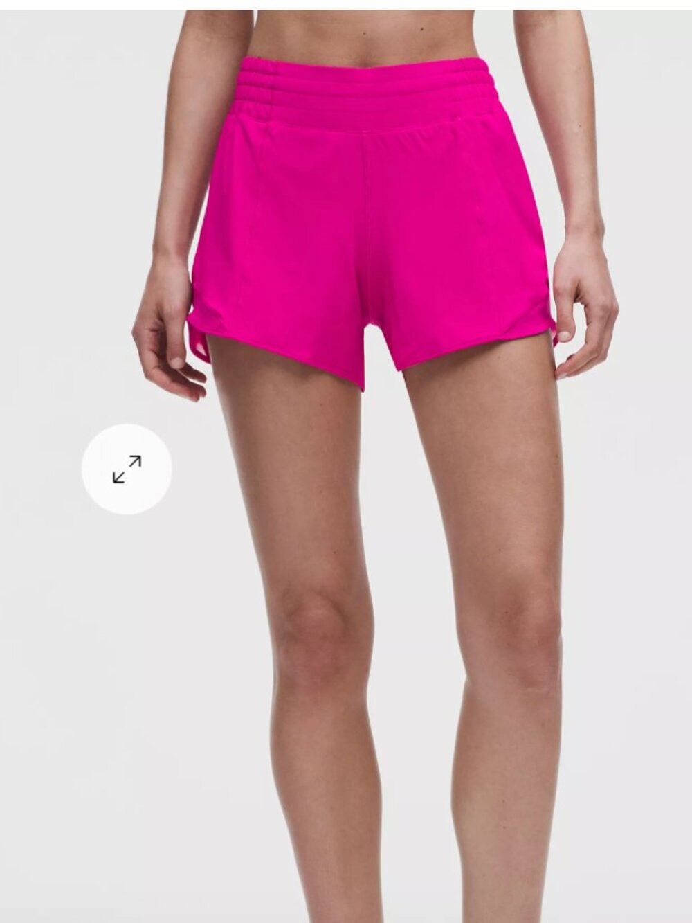 Lululemon NWT Hotty Hots 4" Size 10 Pink Flare